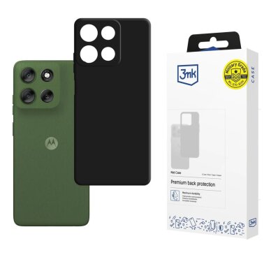 Motorola Moto G56 3mk Matt dėklas – matinės juodos Motorola Moto G56 3mk Matt dėklas – matinės juodos