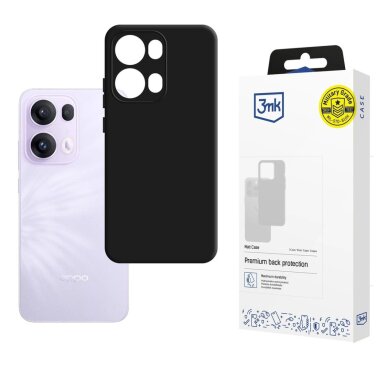 Oppo Reno 13 Pro 3mk Matt Case dėklas – juodas Oppo Reno 13 Pro 3mk Matt Case dėklas – juodas