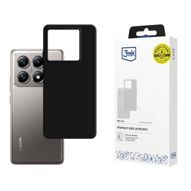 3mk Matt Dėklas Xiaomi 14T Pro - Juodas 3mk Matt Dėklas Xiaomi 14T Pro - Juodas