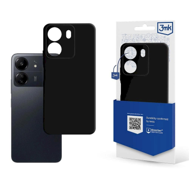 Akcija! *** Pažeista pakuotė *** 3mk Matt Dėklas Xiaomi Redmi 13C / Poco C65 - juodas