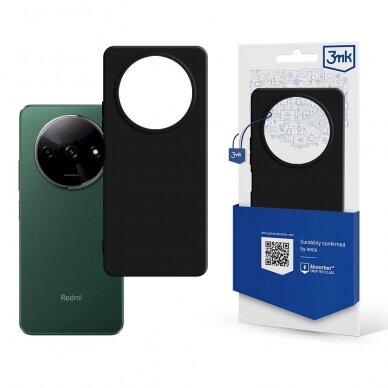 3mk Matt Dėklas Xiaomi Redmi A3 - Juodas 3mk Matt Dėklas Xiaomi Redmi A3 - Juodas