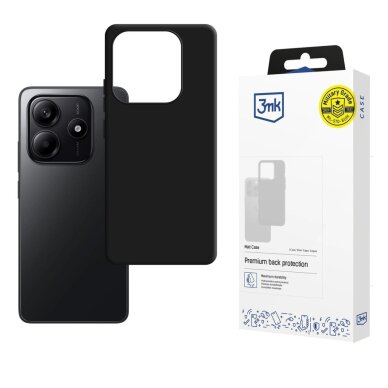 Xiaomi Redmi Note 14 4G dėklas 3mk Matt Case – matinės juodos Xiaomi Redmi Note 14 4G dėklas 3mk Matt Case – matinės juodos