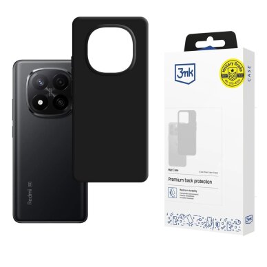 Xiaomi Redmi Note 14 Pro+ dėklas 3mk Matt Case Pro – matinės juodos