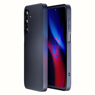 Samsung Galaxy M35 5G dėklas 3mk Matt Case Pro – matinės juodos