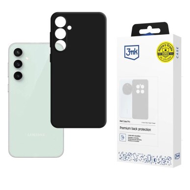 Samsung Galaxy S23 FE dėklas 3mk Matt Case Pro – matinės juodos Samsung Galaxy S23 FE dėklas 3mk Matt Case Pro – matinės juodos