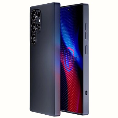 Samsung Galaxy S24 Ultra dėklas 3mk Matt Case Pro – matinės juodos Samsung Galaxy S24 Ultra dėklas 3mk Matt Case Pro – matinės juodos