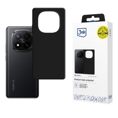 Xiaomi Redmi Note 15 Pro+ 5G 3mk Matt Case Pro dėklas – matinė juoda Xiaomi Redmi Note 15 Pro+ 5G 3mk Matt Case Pro dėklas – matinė juoda