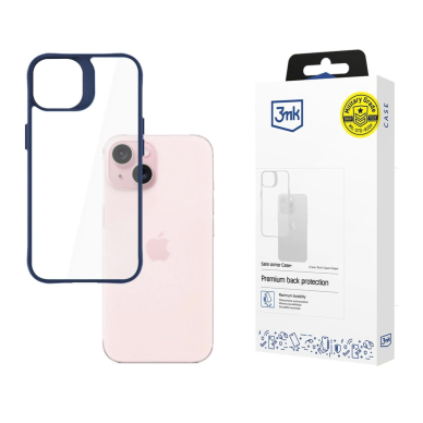 Dėklas 3mk Satin Armor Case+ Apple iPhone 15 - Permatomas