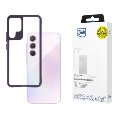 Dėklas 3mk Satin Armor Case+ Purple Samsung Galaxy A35 5G - Permatomas Dėklas 3mk Satin Armor Case+ Purple Samsung Galaxy A35 5G - Permatomas