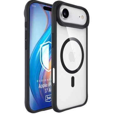 iPhone 17 Air dėklas 3mk Satin Armor MagCase – baltas iPhone 17 Air dėklas 3mk Satin Armor MagCase – baltas