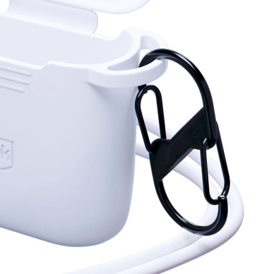 AirPods 2 3mk Silicon dėklas – baltas 13