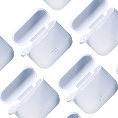 AirPods 3 3mk Silicon dėklas – baltas 11