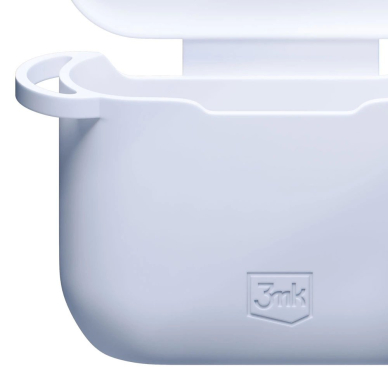 AirPods 3 3mk Silicon dėklas – baltas 12