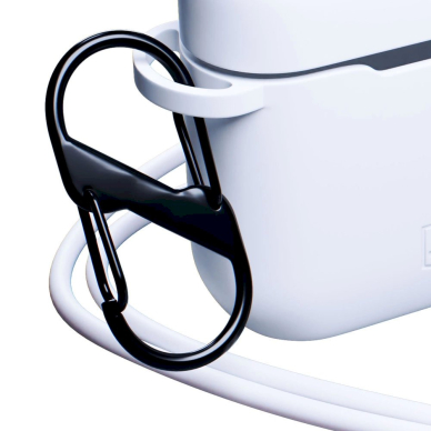 AirPods 3 3mk Silicon dėklas – baltas 13