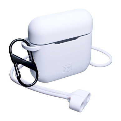 AirPods 3 3mk Silicon dėklas – baltas 5