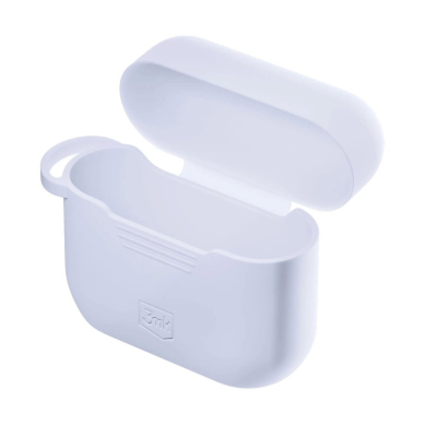 AirPods Pro / AirPods Pro 2 3mk Silicon dėklas – baltas 4