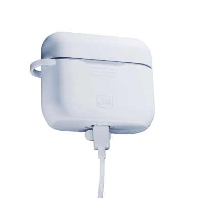 AirPods Pro / AirPods Pro 2 3mk Silicon dėklas – baltas 7