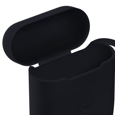 AirPods 4 3mk Silicone dėklas – juodas 3