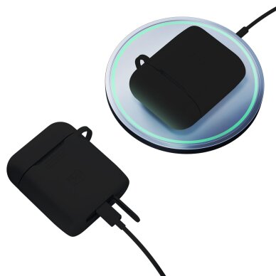 AirPods 4 3mk Silicone dėklas – juodas 5 AirPods 4 3mk Silicone dėklas – juodas 5