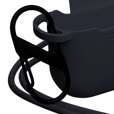 AirPods Pro 3 3mk Silicone dėklas – juodas 11
