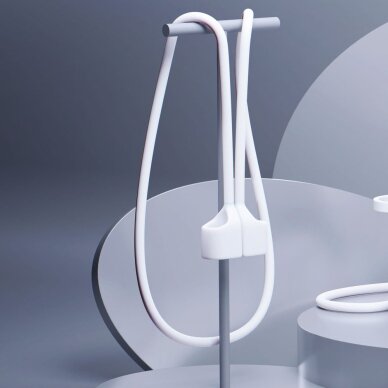 AirPods Pro 3 3mk Silicone dėklas – baltas 3