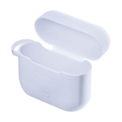 AirPods Pro 3 3mk Silicone dėklas – baltas 4