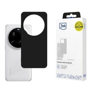 Xiaomi 15 Ultra 3mk silikoninis dėklas – juodas Xiaomi 15 Ultra 3mk silikoninis dėklas – juodas