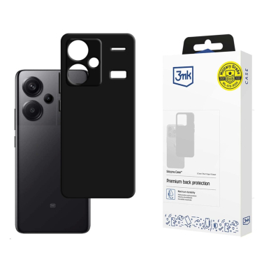 3mk Silicone Dėklas Xiaomi Redmi Note 13 Pro+ - Juodas 3mk Silicone Dėklas Xiaomi Redmi Note 13 Pro+ - Juodas