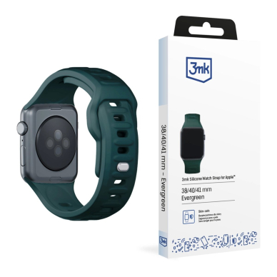 3mk Silicone Apyrankė Apple Watch 42 / 44 / 45 / 49 mm - Žalia 3mk Silicone Apyrankė Apple Watch 42 / 44 / 45 / 49 mm - Žalia