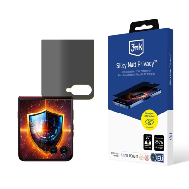 Motorola Razr 60 Ultra – 3mk Silky Matt Privacy apsauginė plėvelė