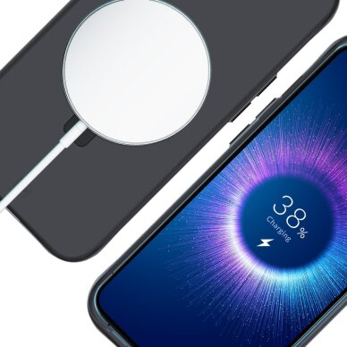 iPhone 17 3mk Smoke Mag&Stand dėklas – juodas 14