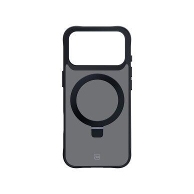 iPhone 17 Pro 3mk Smoke Mag&Stand dėklas – juodas 3