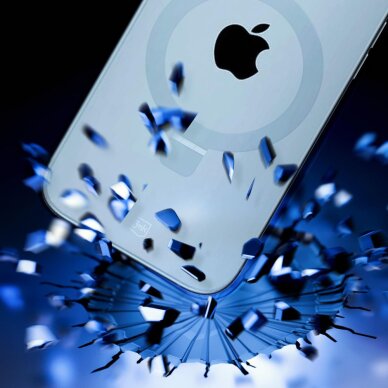 iPhone Air 3mk Smoke Mag&Stand dėklas – juodas 1