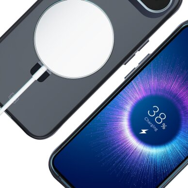 iPhone Air 3mk Smoke Mag&Stand dėklas – juodas 3