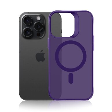 iPhone 16 Pro Max 3mk Smoke MagCase dėklas – violetinis skaidrus 7 iPhone 16 Pro Max 3mk Smoke MagCase dėklas – violetinis skaidrus 7