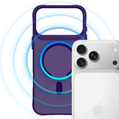 iPhone 17 Pro Max 3mk Smoke MagCase dėklas – violetinis permatomas 3 iPhone 17 Pro Max 3mk Smoke MagCase dėklas – violetinis permatomas 3