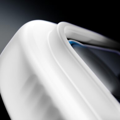 iPhone 17 Pro Max 3mk Smoke MagCase dėklas – baltas permatomas 11