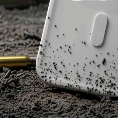 iPhone 17 3mk Smoke MagCase dėklas – baltas permatomas 2