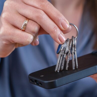 Samsung Galaxy A37 3mk Smoke MagCase dėklas – pilkas permatomas 5