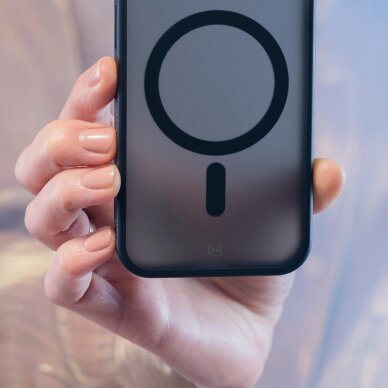 Samsung Galaxy A37 3mk Smoke MagCase dėklas – pilkas permatomas 7