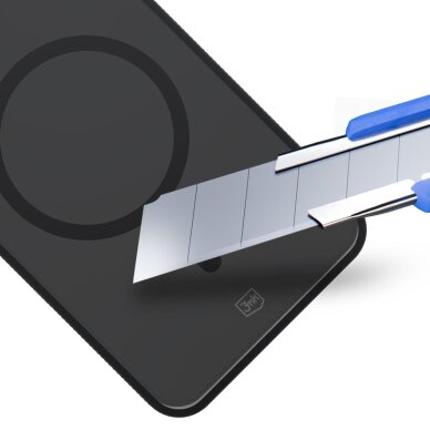 Samsung Galaxy A37 3mk Smoke MagCase dėklas – pilkas permatomas 8