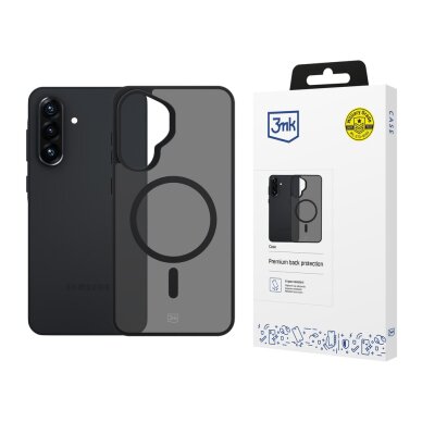 Samsung Galaxy A57 3mk Smoke MagCase dėklas – pilkas permatomas