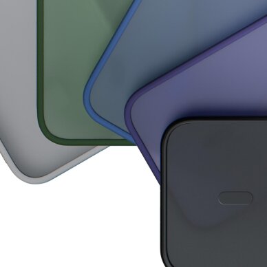 Samsung Galaxy S25 3mk Smoke MagCase dėklas – žalias permatomas 10