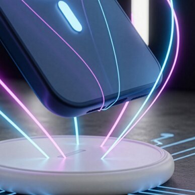 Samsung Galaxy S25 Ultra 3mk Smoke MagCase dėklas – mėlynas skaidrus 1