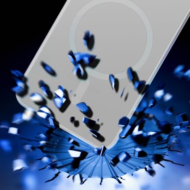 Samsung Galaxy S25 3mk Smoke MagCase dėklas – baltas skaidrus 14