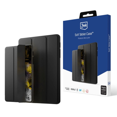Samsung Galaxy Tab S9+ – 3mk Soft Tablet dėklas - Juodas