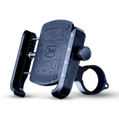 3mk Steel Bike Holder dviračio telefono laikiklis – juodas 3