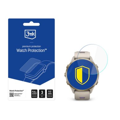 Garmin Forerunner 970 (47mm) 3mk Watch Protection ARC išmaniojo laikrodžio ekrano apsauginė plėvelė Garmin Forerunner 970 (47mm) 3mk Watch Protection ARC išmaniojo laikrodžio ekrano apsauginė plėvelė