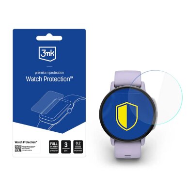Garmin Bounce 2 3mk Watch Protection FlexibleGlass hibridinis laikrodžio stiklas