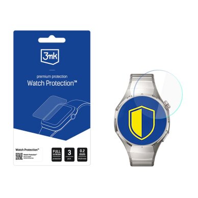 Huawei Watch GT 6 Pro 46 mm 3mk Watch Protection FlexibleGlass hibridinis laikrodžio stiklas